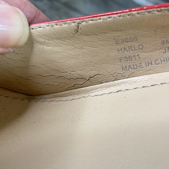 Calvin Klein Harlo Platform Peep Toe Wedges - Picture 8 of 9